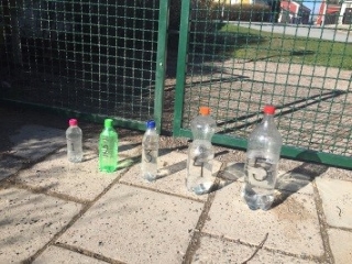 Flaskor i storleksordning